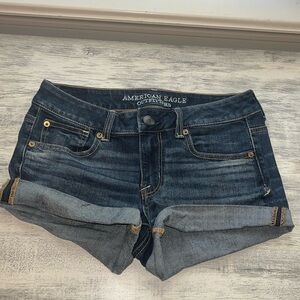 American Eagle Dark Denim Shorts